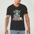 Bookworm Book Dragon Read Books Be Kind Stay Weird Men's V-Neck T-Shirt Bookworm Book Dragon Read Books Be Kind Stay Weird Men's V-Neck T-Shirt