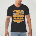 Bookworm This Is My Reading Pajama Book And Pajama Men's V-Neck T-Shirt