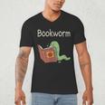 Bookworm Worm Reading Book Lover Read Books Librarian Men's V-Neck T-Shirt Bookworm Worm Reading Book Lover Read Books Librarian Men's V-Neck T-Shirt