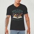 Born To Read Books Forced To Read Emails Men's V-Neck T-Shirt