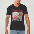 Born To Read Forced To Work Santa Christmas Book Lover Retro Men's V-Neck T-Shirt Born To Read Forced To Work Santa Christmas Book Lover Retro Men's V-Neck T-Shirt
