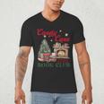 Candy Cane Book Club Holiday Party & Book Exchange Men's V-Neck T-Shirt