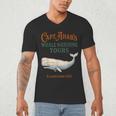 Captain Ahab’s Whale Watching Tours – Moby Book Parody Men's V-Neck T-Shirt
