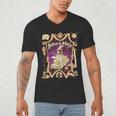 Castle Book Book Lovers Tees Family Vacation Bookworm Men's V-Neck T-Shirt