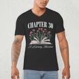 Chapter 30 A Literary Milestone Book Lover Hello 30 Men's V-Neck T-Shirt Chapter 30 A Literary Milestone Book Lover Hello 30 Men's V-Neck T-Shirt