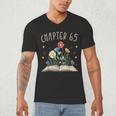 Chapter 65th Birthday Bookworm 65 Years Old For Book Lovers Men's V-Neck T-Shirt Chapter 65th Birthday Bookworm 65 Years Old For Book Lovers Men's V-Neck T-Shirt