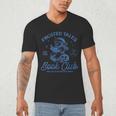 Christmas Snowman Frosted Tales Book Club Men's V-Neck T-Shirt