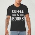 Coffee & Books Lover Coffee And Books Men's V-Neck T-Shirt