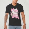 Coquette Reading Book Lover Pink Bow Bookish Mom & Daughter Men's V-Neck T-Shirt Coquette Reading Book Lover Pink Bow Bookish Mom & Daughter Men's V-Neck T-Shirt