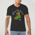 Corduroy Where's My Button Teddy Bear Retro Children's Book Men's V-Neck T-Shirt Corduroy Where's My Button Teddy Bear Retro Children's Book Men's V-Neck T-Shirt
