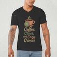 Cozy Crime Club Mystery Reader Bookish Sleuth Men's V-Neck T-Shirt Cozy Crime Club Mystery Reader Bookish Sleuth Men's V-Neck T-Shirt