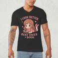Cute Reading Outfit Book Lover Tee For Women Who Read Men's V-Neck T-Shirt