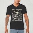 Dark Romance Book Villain Morally Grey Is My Favorite Color Men's V-Neck T-Shirt Dark Romance Book Villain Morally Grey Is My Favorite Color Men's V-Neck T-Shirt