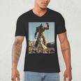David And Goliath Bible Book Of Samuel King David Men's V-Neck T-Shirt