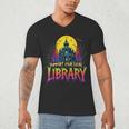 Death Gothic Support Your Local Library Lovers Book Men's V-Neck T-Shirt Death Gothic Support Your Local Library Lovers Book Men's V-Neck T-Shirt