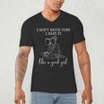 I Don't Watch Porn I Read It Like A Good Girl Reading Book Men's V-Neck T-Shirt