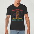 Emotionally Recovering From A Book Frog Men's V-Neck T-Shirt