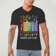 Equality Hurts No One Book Flower Rainbow Pride Month LGBTQ Men's V-Neck T-Shirt Equality Hurts No One Book Flower Rainbow Pride Month LGBTQ Men's V-Neck T-Shirt