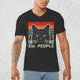Ew People Cat Saying Introvert Women Men Kids Men's V-Neck T-Shirt Ew People Cat Saying Introvert Women Men Kids Men's V-Neck T-Shirt
