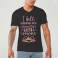 I Fall For The Characters WCrowns Fantasy Book Lover Tee Men's V-Neck T-Shirt I Fall For The Characters WCrowns Fantasy Book Lover Tee Men's V-Neck T-Shirt