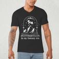 In My Fantasy Era ShirtSmutty Book Dragon In My Fantasy Era Men's V-Neck T-Shirt