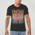 Fantasy Reader Society Reading Book Retro Bookworm Reader Men's V-Neck T-Shirt Fantasy Reader Society Reading Book Retro Bookworm Reader Men's V-Neck T-Shirt