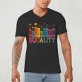 Floral Flower Book Equality Human Rights Women's Rights Men's V-Neck T-Shirt Floral Flower Book Equality Human Rights Women's Rights Men's V-Neck T-Shirt