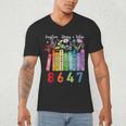Floral Foxglove Daisy Tulip 8647 Books Lover Blooming Flower Men's V-Neck T-Shirt Floral Foxglove Daisy Tulip 8647 Books Lover Blooming Flower Men's V-Neck T-Shirt