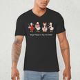 Forget Flowers Buy Me Books Valentine Goose Book Lover Men's V-Neck T-Shirt Forget Flowers Buy Me Books Valentine Goose Book Lover Men's V-Neck T-Shirt