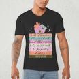 With Freedom Flowers Books And The Moon Men's V-Neck T-Shirt With Freedom Flowers Books And The Moon Men's V-Neck T-Shirt