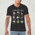 God Says I Am Cat Book Lover Christian Cute Jesus Girls Kids Men's V-Neck T-Shirt God Says I Am Cat Book Lover Christian Cute Jesus Girls Kids Men's V-Neck T-Shirt