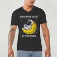 Good Book Is Out Of This World Astronaut Read Book Bookworm Men's V-Neck T-Shirt Good Book Is Out Of This World Astronaut Read Book Bookworm Men's V-Neck T-Shirt