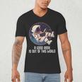 Good Book Is Out Of This World Astronaut Space Men's V-Neck T-Shirt