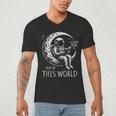 A Good Book Is Out Of This World Kids Reading Imagination Men's V-Neck T-Shirt A Good Book Is Out Of This World Kids Reading Imagination Men's V-Neck T-Shirt