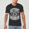 Gothic Classic Horror Thriller Book Movie Film Halloween Men's V-Neck T-Shirt Gothic Classic Horror Thriller Book Movie Film Halloween Men's V-Neck T-Shirt
