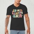 Groovy In My Reading Era Read Book Reader Reading Men's V-Neck T-Shirt Groovy In My Reading Era Read Book Reader Reading Men's V-Neck T-Shirt