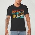 What Happens In Book Club Stays In Book Club Retro Men's V-Neck T-Shirt What Happens In Book Club Stays In Book Club Retro Men's V-Neck T-Shirt