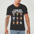 I Can Do Hard Things Children's Book Characters Men's V-Neck T-Shirt