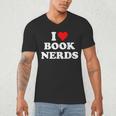 I Heart Book Nerds Book Readers Cute Men's V-Neck T-Shirt I Heart Book Nerds Book Readers Cute Men's V-Neck T-Shirt