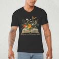 Helping Little Minds Grow Floral Book Education SPED Teacher Men's V-Neck T-Shirt Helping Little Minds Grow Floral Book Education SPED Teacher Men's V-Neck T-Shirt