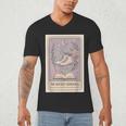 Hockey Romance Tarot Card Books Reader Cozy Reading Men's V-Neck T-Shirt