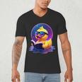 Humor Rubber Duck Reading Book Men's V-Neck T-Shirt Humor Rubber Duck Reading Book Men's V-Neck T-Shirt