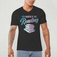 Id Rather Be Reading Book Librarian Men Women Kids Men's V-Neck T-Shirt Id Rather Be Reading Book Librarian Men Women Kids Men's V-Neck T-Shirt