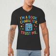I'm a Book Character Costumes For Kids Storybook Character Men's V-Neck T-Shirt I'm a Book Character Costumes For Kids Storybook Character Men's V-Neck T-Shirt