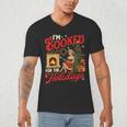 I'm Booked For The Holidays Christmas Reading Bookworm Xmas Men's V-Neck T-Shirt I'm Booked For The Holidays Christmas Reading Bookworm Xmas Men's V-Neck T-Shirt