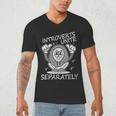 Introverts Unite Anti-Social Shy Person Joke Men's V-Neck T-Shirt Introverts Unite Anti-Social Shy Person Joke Men's V-Neck T-Shirt