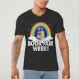 It's Book Fair Week Librarian Library Literacy Reading Men's V-Neck T-Shirt It's Book Fair Week Librarian Library Literacy Reading Men's V-Neck T-Shirt