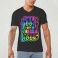 Its A Good Day To Read Book Kids Boys Girls Reading Graphic Men's V-Neck T-Shirt Its A Good Day To Read Book Kids Boys Girls Reading Graphic Men's V-Neck T-Shirt