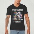 It's Not Hoarding If It's Books ShirtDragon Reading Book Men's V-Neck T-Shirt It's Not Hoarding If It's Books ShirtDragon Reading Book Men's V-Neck T-Shirt