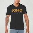 JOMO Joy Of Missing Out Introvert Men's V-Neck T-Shirt JOMO Joy Of Missing Out Introvert Men's V-Neck T-Shirt